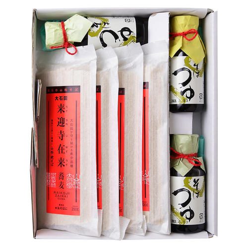 来迎寺在来蕎麦 そばつゆギフトセット