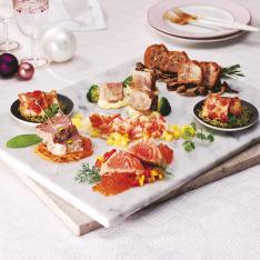 【店頭受取／横浜店】クリスマスオードブル2段（2～4人前）[E-M-01]【12月24日（水）・25日（木）】