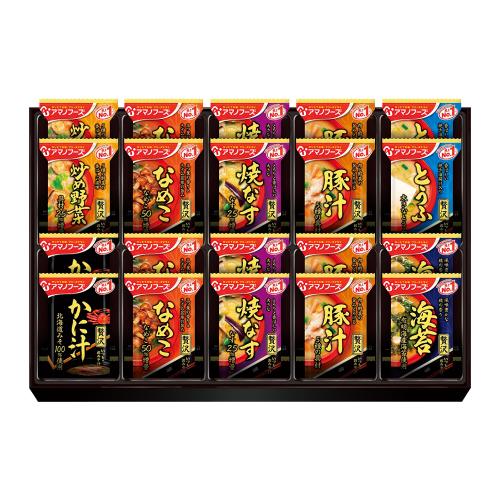 〈アマノフーズ〉フリーズドライおみそ汁贅沢ギフト×2箱セット