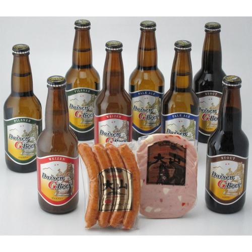 【父の日】大山Gビール・大山ハム詰合せCH-Z