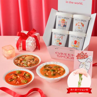 【母の日】ごろごろ野菜のスープギフト（4食）