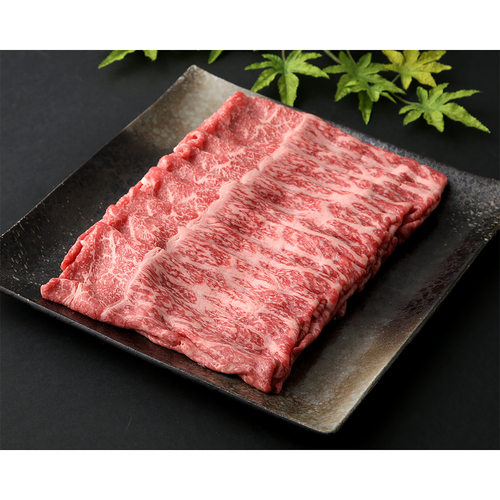 【母の日】国内産黒毛和牛モモすき焼き用 450g