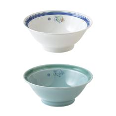 ＜東峰窯＞KARAKO ライスボウルペア（白磁・青磁）
