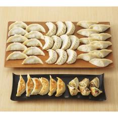 〈佳照庵〉手包み餃子3種