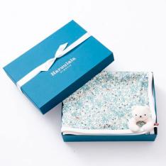 出産祝い2点セット（ブランケット・ラトル） Verde（ヴェルデ）