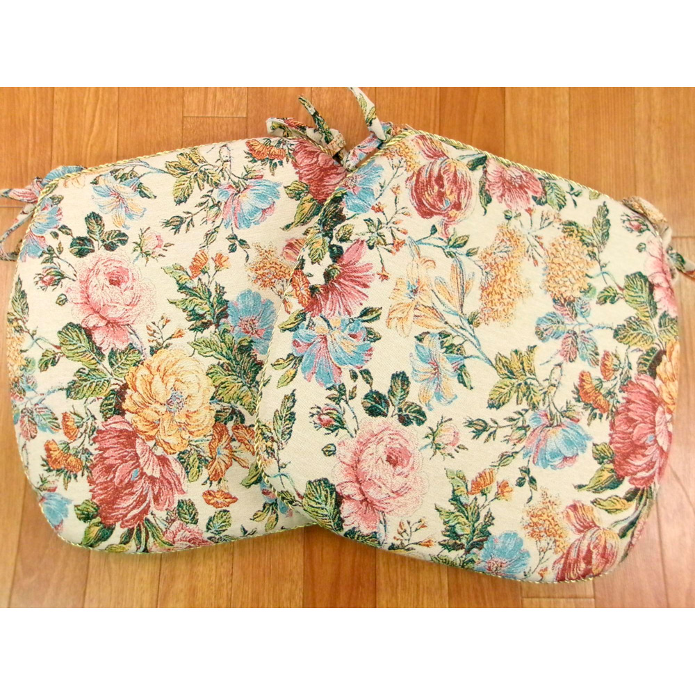 ジャガード織りダイニングシート2点セット