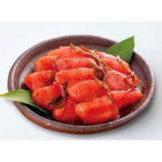 〈北九州　かば田〉無着色昆布漬辛子めんたい（切子）