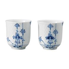 〈ロイヤル コペンハーゲン〉ブルーパルメッテ カップペア