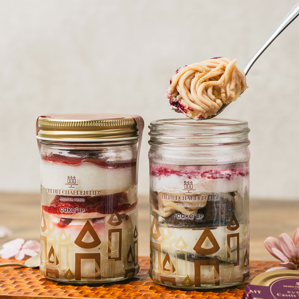 ガトー・パルフェ〈ショートケーキ×カシスモンブラン〉