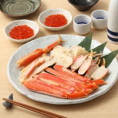 ずわいがにといくら醤油