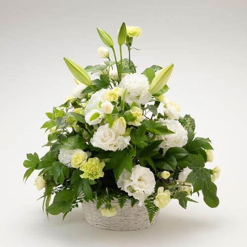 生花 供花アレンジメント（ホワイト・グリーン系）