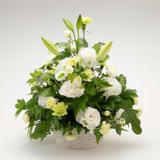 生花 供花アレンジメント（ホワイト・グリーン系）