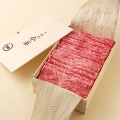 【母の日】国内産黒毛和牛すき焼用（母の日掛け紙付）