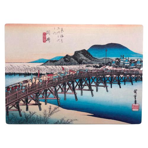 ESCLIPボード A4サイズ 印刷タイプ(東海道五十三次)