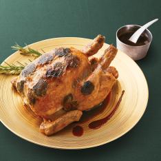 【店頭受取／高崎店】トリュフ入りローストチキン（2～4人前／店頭受取）[E-M-05]【12月24日（水）・25日（木）】