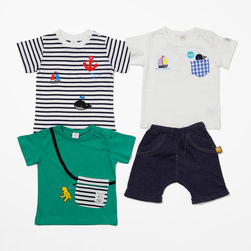 ベビー夏物4点お買い得セット 男児B