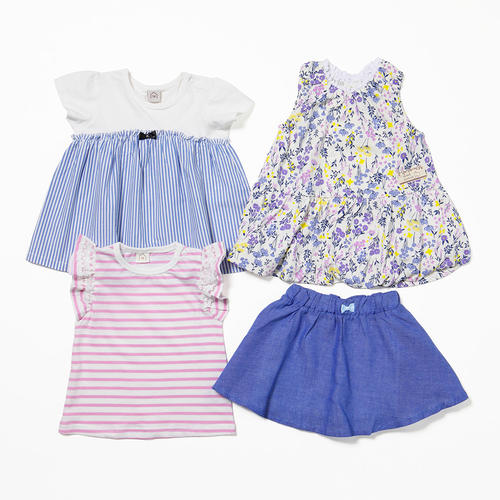 ベビー夏物4点お買い得セット 女児A