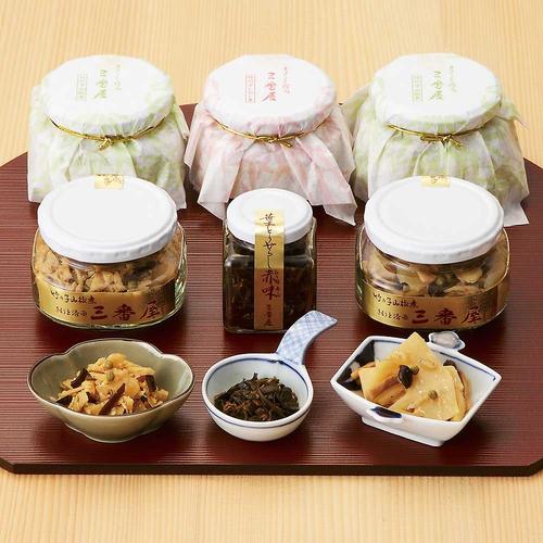 〈京都洛西 三番屋〉竹の子山椒煮詰合せ
