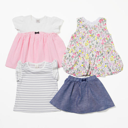 ベビー夏物4点お買い得セット 女児B