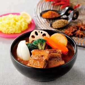 レンジタイプ＞チキン、角煮、ホタテの3種スープカレーセット