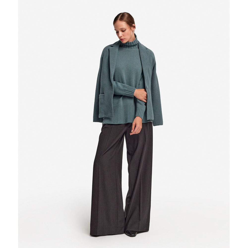 ウルトラソフトカシミヤ タートルネック マキシセーター