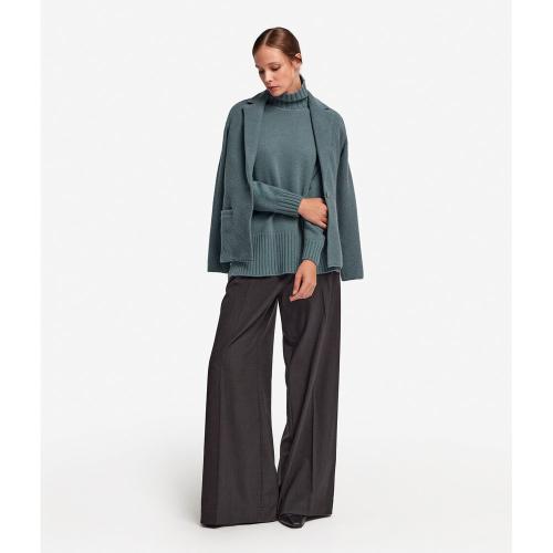 ウルトラソフトカシミヤ タートルネック マキシセーター