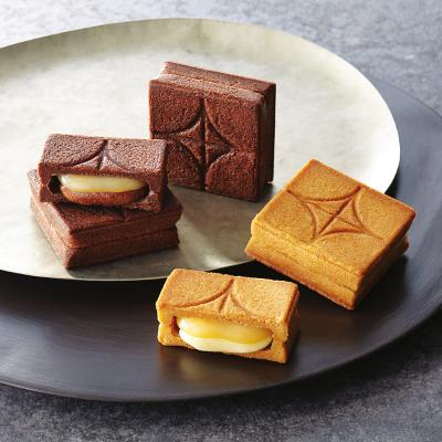 〈プレスバターサンド〉バターサンド2種詰合せ（チョコレート）