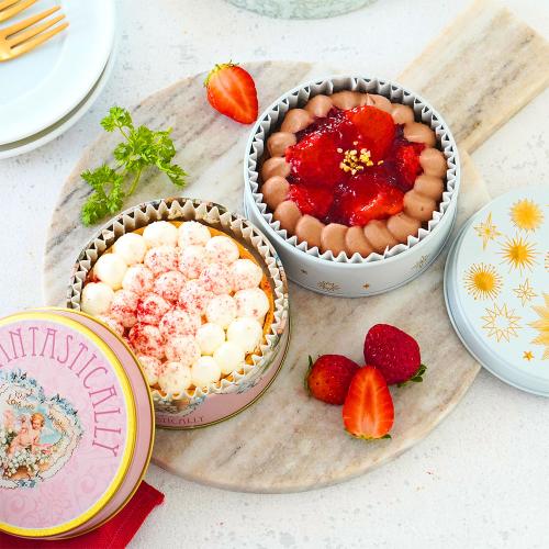 苺のショコラタルト＆あまおう苺のベリーチーズケーキタルト（2缶セット）