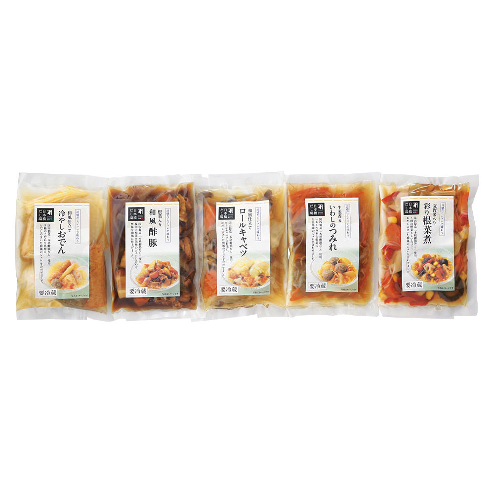 〈にんべん〉涼感だしジュレで味わう冷製惣菜詰合せ
