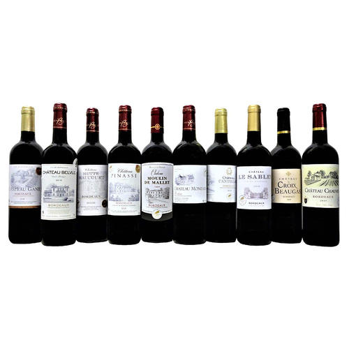 フランスボルドー金賞受賞赤ワイン10本セット