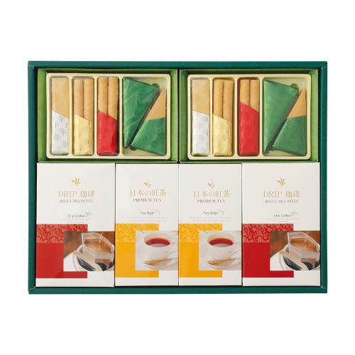 〈愛国製茶〉珈琲・紅茶・エコルセ詰合せ