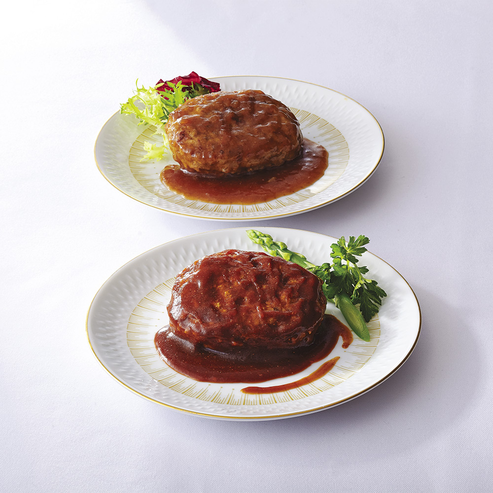 〈ホテルオークラ〉煮込みハンバーグ3種セット