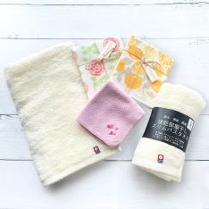 福袋 スリムバスタオル、ハンカチ、ふきん