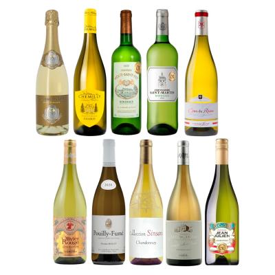 【泉北店人気企画 食の大感謝祭】泡とシャブリの入ったフランス周遊辛口白10本セット