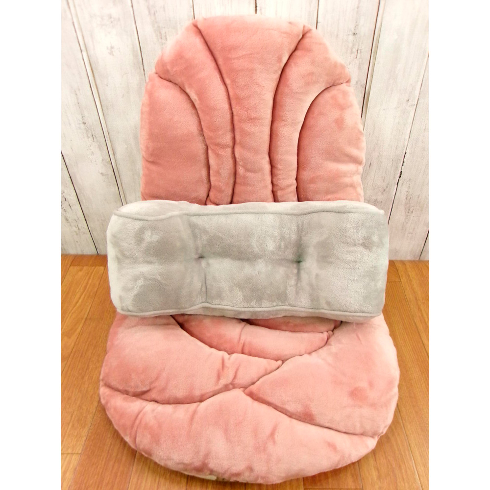 起毛背付き椅子シート＆低反発腰当て2点セット