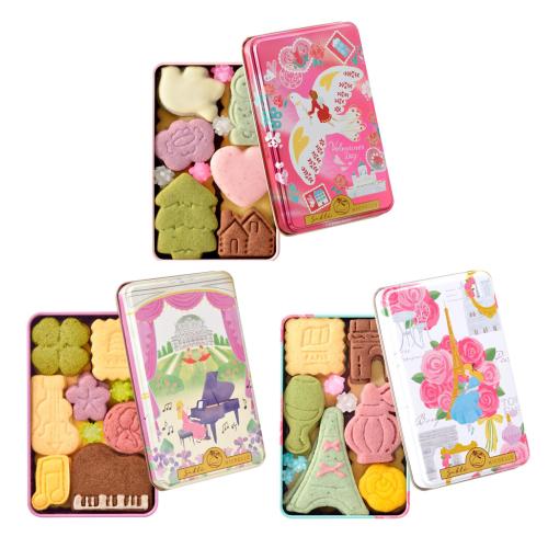 【バレンタインデー】ヴォヤージュサブレ3缶詰合せ（ウィーン・パリ・バレンタイン限定フィンランド）