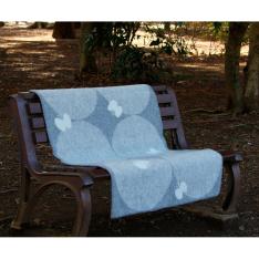 ウールハーフブランケット PERHONEN ライトグレー