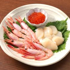 福袋 ＜カネコメ田中水産＞ いくら醤油漬・ホタテ貝柱・甘えび