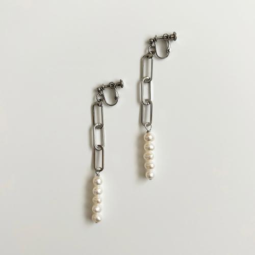 淡水パール×サージカルステンレス イヤリング
