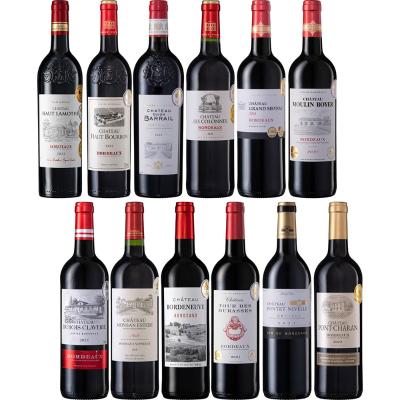 4冠3冠含む金賞ボルドー赤ワイン12本セット福袋