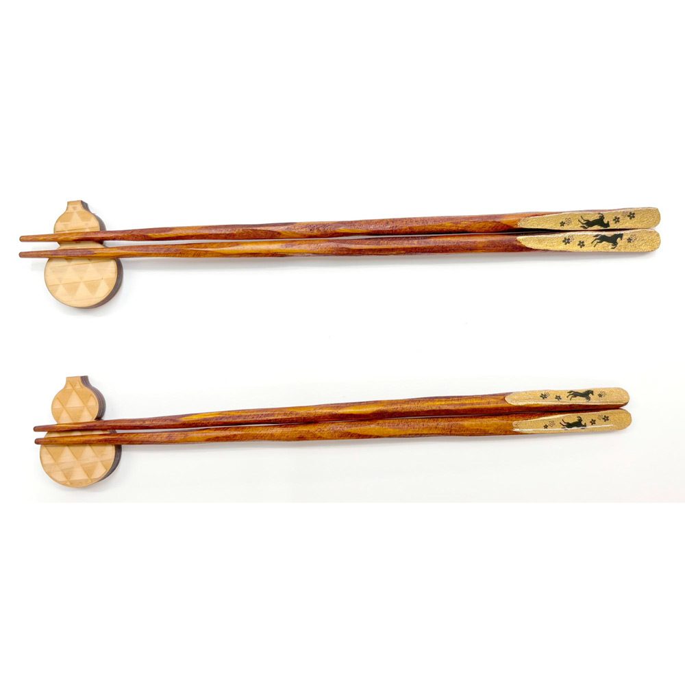 桜干支箸夫婦セット