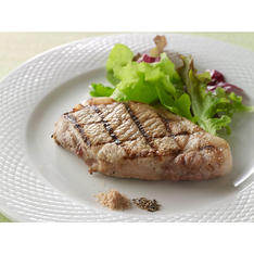 日本の米育ち三元豚ロースステーキ