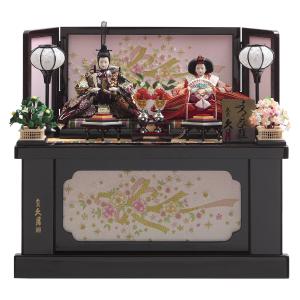 一点限り】雛人形 収納飾り HS32 一点限り】雛人形 収納飾り 三段 32