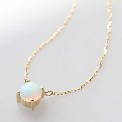 マルチカラーサファイア多色アーチ型 k18ネックレストップ jewel
