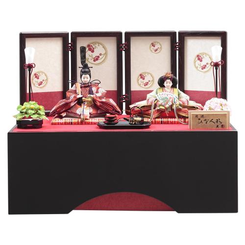 親王収納飾 色舞 紅梅