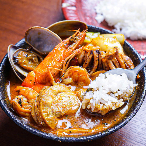 【オンライン限定】北海道の恵み!竜宮の賄い海鮮スープカレー