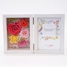 プリザーブドフラワー フォトフレーム MIX