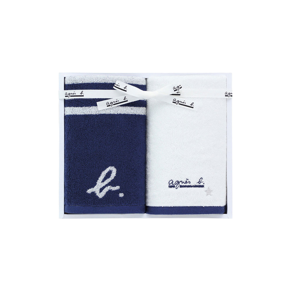 マリニエール タオルセット（フェイスタオル×2）