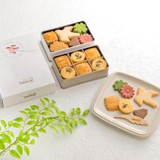 バターサブレのアソートと幸せの鳥