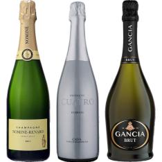 シャンパーニュ入り スパークリングワイン3本福袋